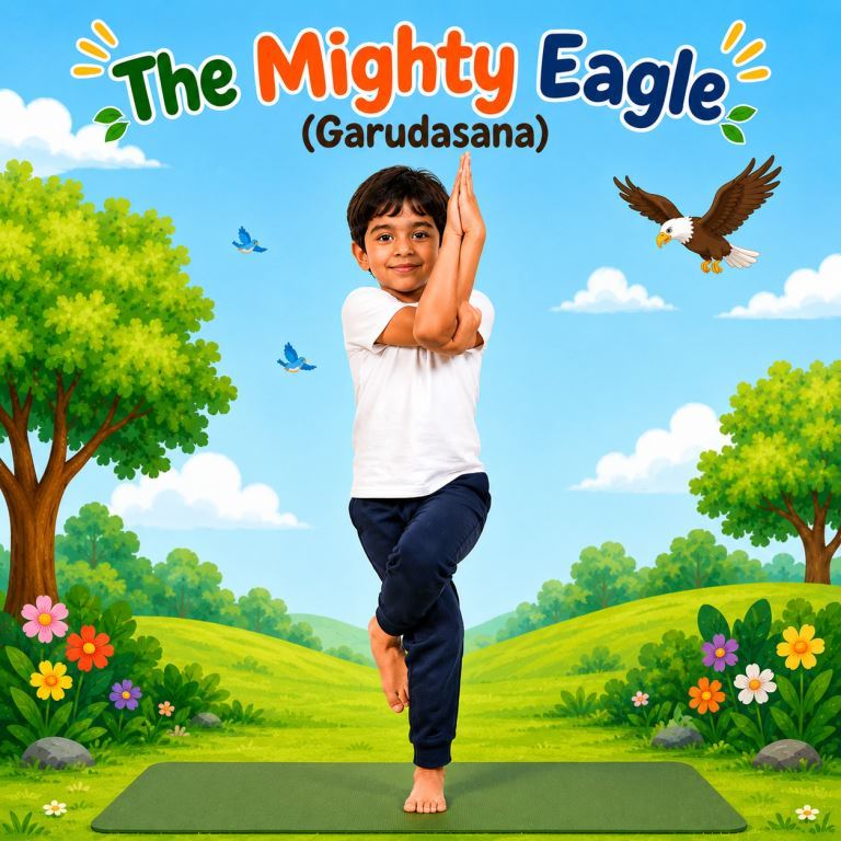 The Mighty Eagle - Garudasana Kids Yoga